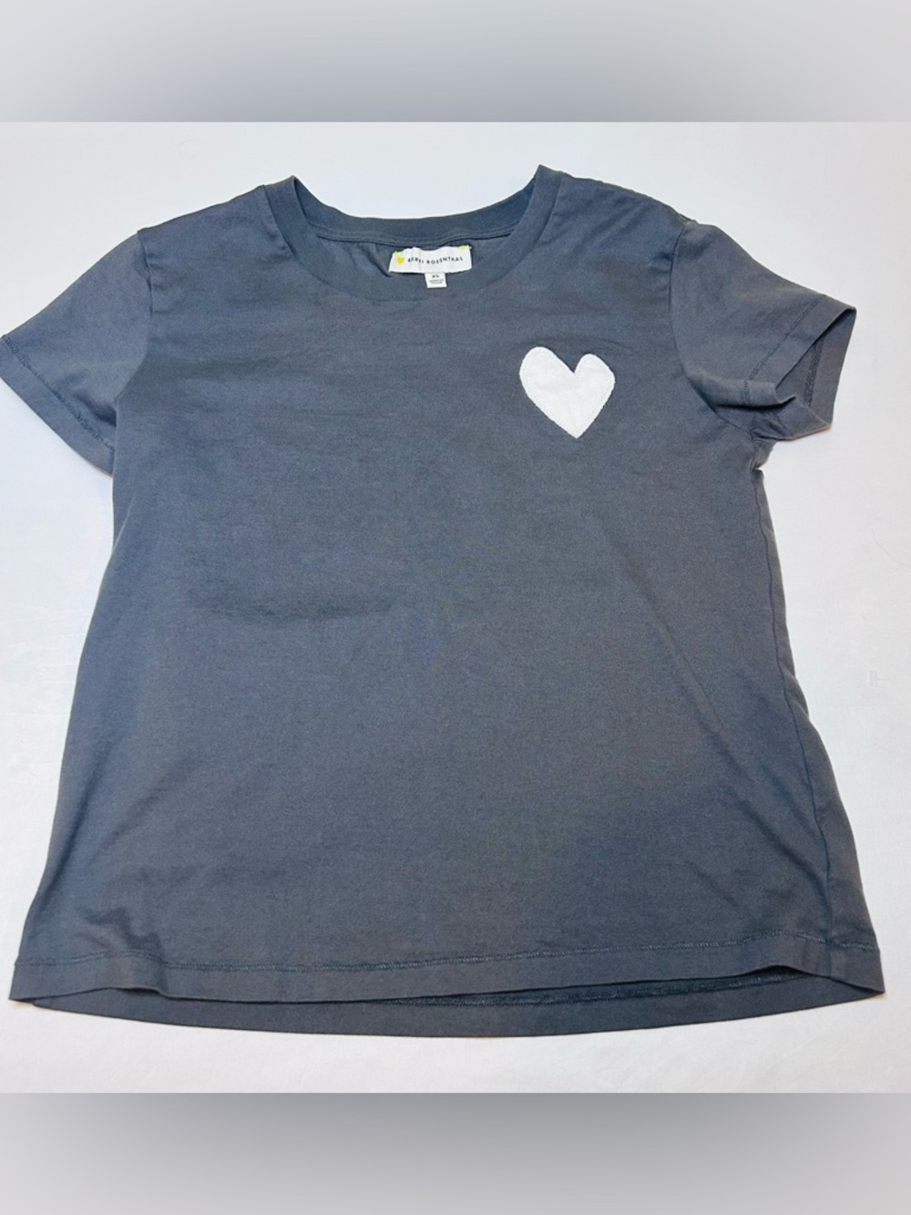 Kerri Rosenthal The Suke Tee Contrast Imperfect heart T-shirt classic fit XS